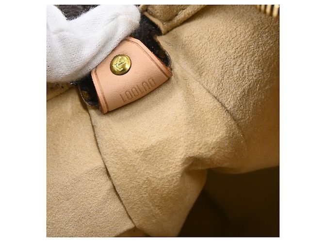 Borsa Louis Vuitton Monogram Looping in tela Monogram GM Marrone - vista 5