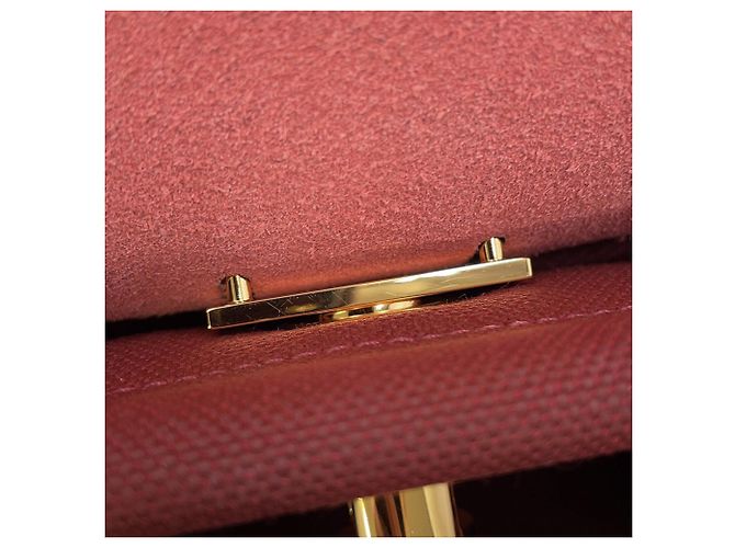 Borsa Kara di Hermès in Rouge H Rosso - vista 9