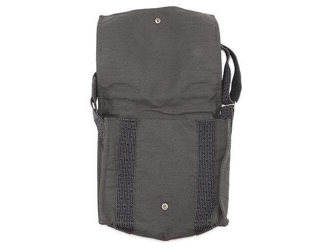 Hermès Borsa a tracolla Hermes Herline Bassas PM Gray Canvas Marrone - vista 5