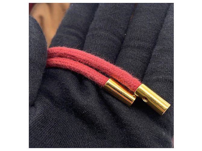 Gucci Horsebit Leder-Bucket-Handtasche Rot - Ansicht 11