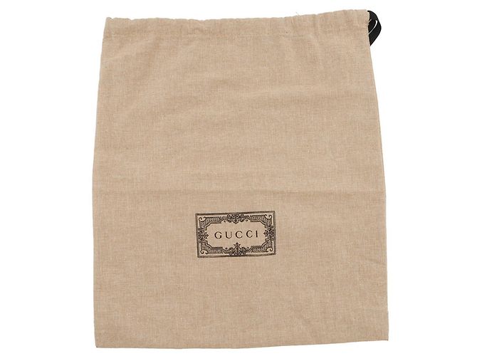 Gucci Horsebit Leder-Bucket-Handtasche Rot - Ansicht 16