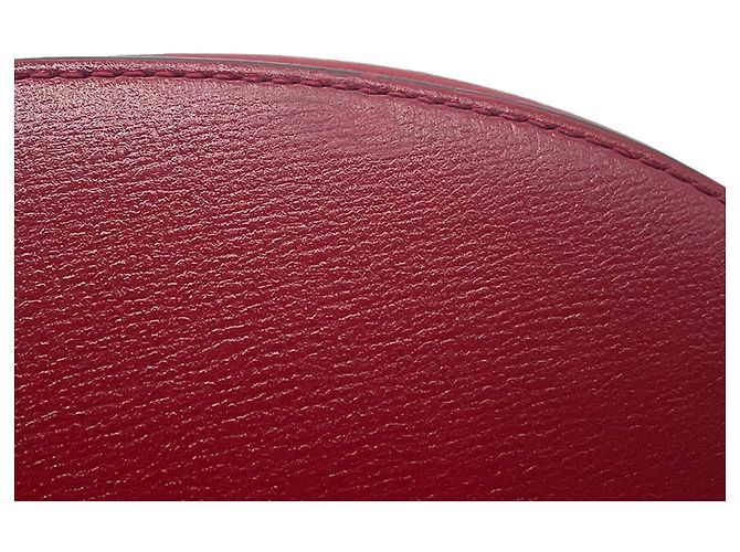 Gucci Horsebit Leder-Bucket-Handtasche Rot - Ansicht 7