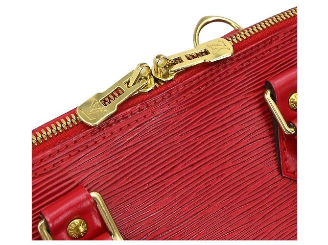 Louis Vuitton Alma Epi Leather PM Rosso - vista 6