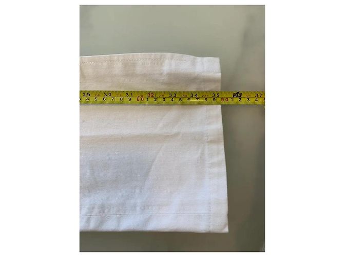 Chanel Pantalones de Mezclilla Blancos - vista 3
