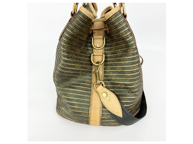 Noe Clutch Louis Vuitton Monogram in tela Monogram medium Marrone - vista 4