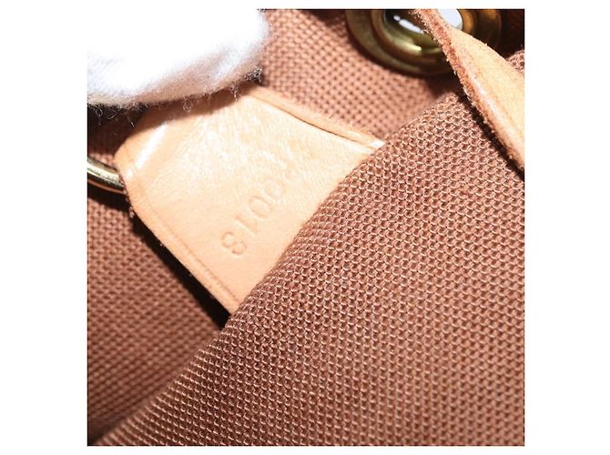 Louis Vuitton Vintage Montsouris Monogram Canvas MM Marron - vue 6