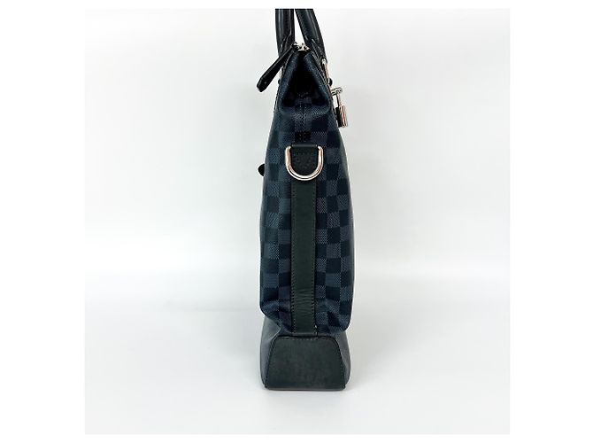 Tote Louis Vuitton Greenwich Damier Cobalt Large Nero - vista 3