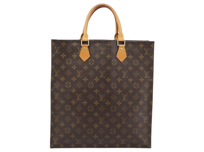 Louis Vuitton Vintage Sac Plat Monogram Canvas Marrone - vista 2
