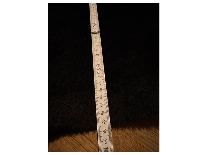 Agnona Black Alpaca Wool Blend Wrap Coat with Leather Belt - view 8
