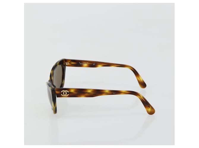 Chanel Logo CC Plastic Marrone - vista 3