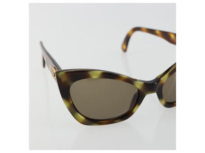 Chanel Logo CC Plastic Marrone - vista 5