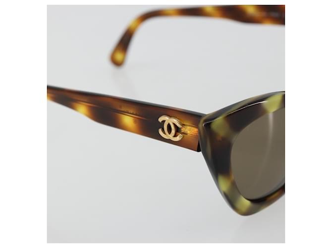 Chanel Logo CC Plastic Marrone - vista 7