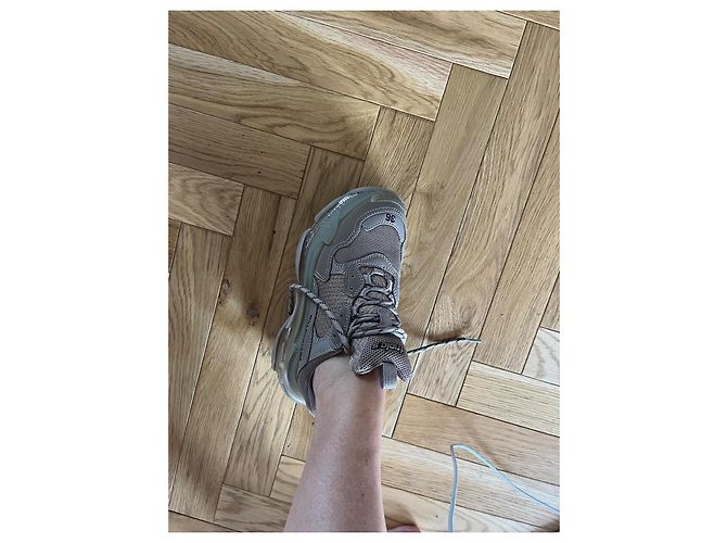 Balenciaga Triple S Sneaker Grau Braun Beige - Ansicht 2