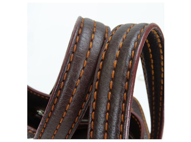 Borsa Tod's marrone scuro e arancione - vista 11