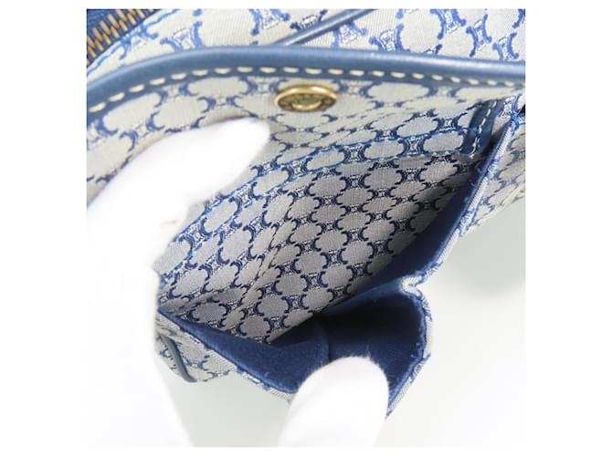 Céline Borsa a Spalla Celine Macadam Navy Blu navy - vista 10