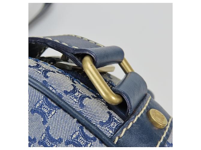 Céline Borsa a Spalla Celine Macadam Navy Blu navy - vista 13