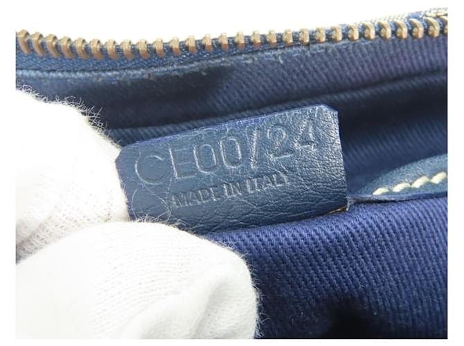 Céline Borsa a Spalla Celine Macadam Navy Blu navy - vista 22