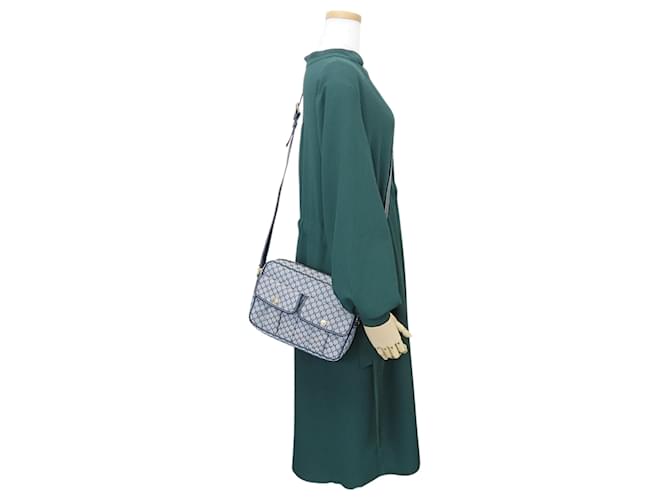Céline Borsa a Spalla Celine Macadam Navy Blu navy - vista 25