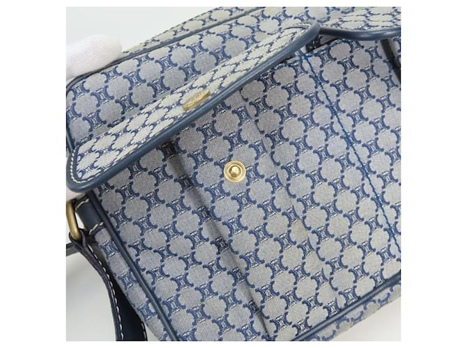 Céline Borsa a Spalla Celine Macadam Navy Blu navy - vista 9