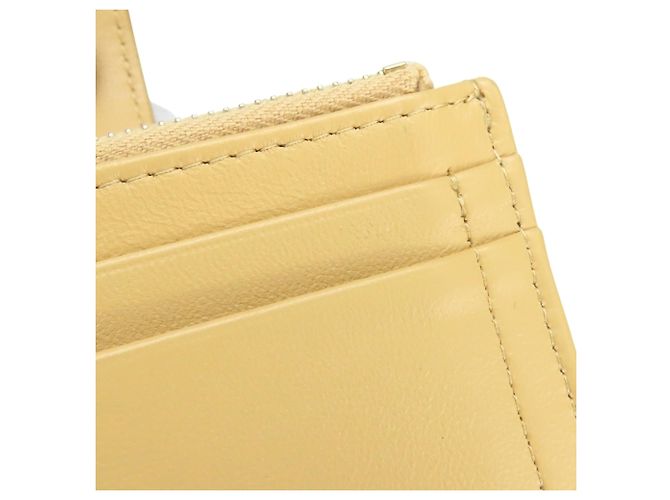 Cartera Compacta Chanel Matelassé Beige - vista 16