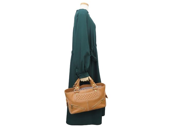 Céline Celine Boogie Handtasche Braun Kamel - Ansicht 34