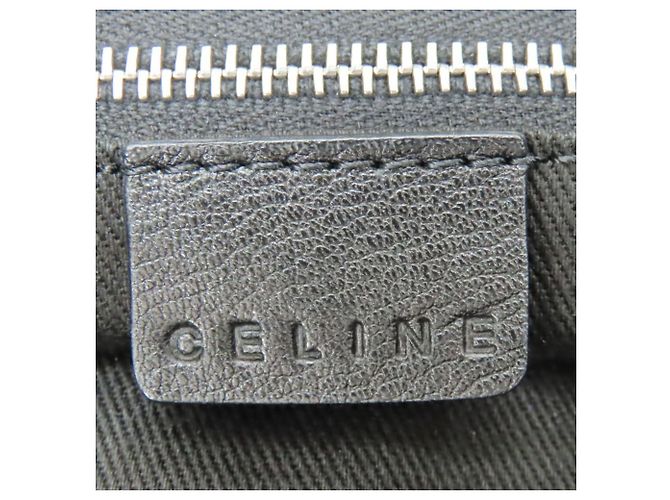 Céline Celine Macadam Canvas Leder Tote Bag Braun Schwarz - Ansicht 16