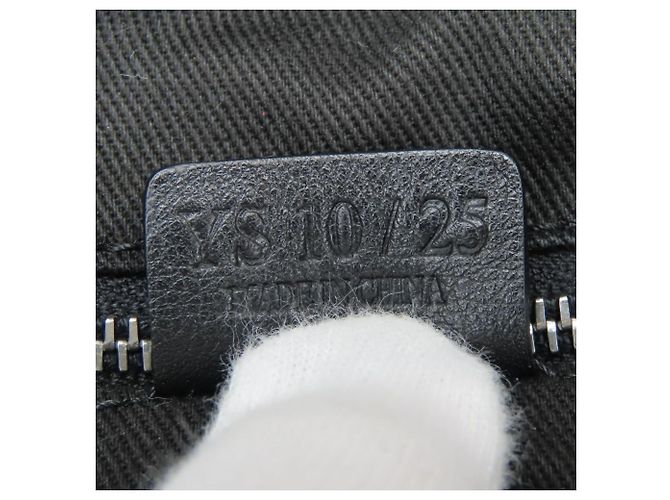 Céline Celine Macadam Canvas Leder Tote Bag Braun Schwarz - Ansicht 17