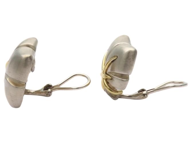 Pendientes de clip Maple Leaf de Tiffany & Co. Plata Dorado - vista 4