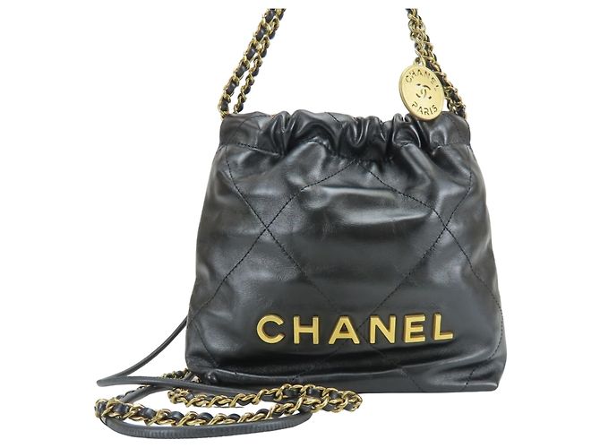 Chanel 22 Mini Handtasche AS3980 Schwarz - Ansicht 2