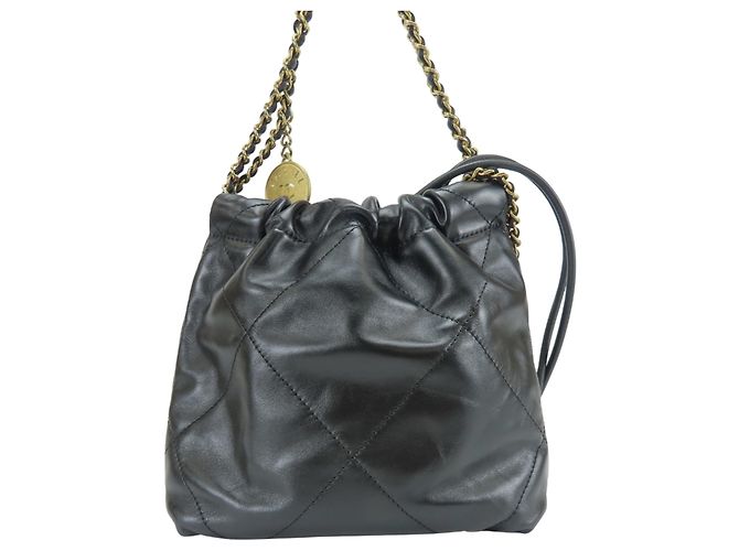 Chanel 22 Mini Handtasche AS3980 Schwarz - Ansicht 4