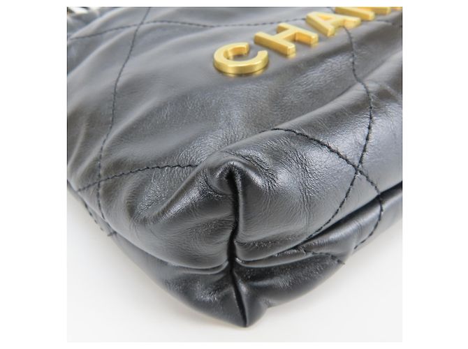 Chanel 22 Mini Handtasche AS3980 Schwarz - Ansicht 6