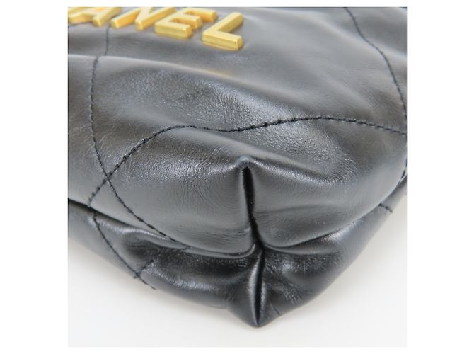 Chanel 22 Mini Handtasche AS3980 Schwarz - Ansicht 7