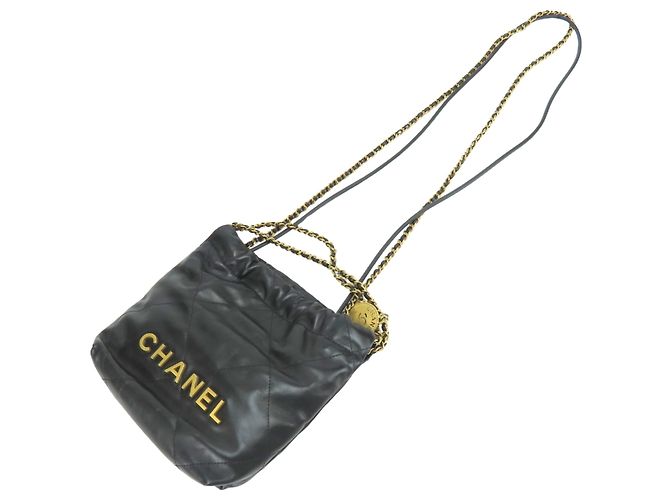 Chanel 22 Mini Handtasche AS3980 Schwarz - Ansicht 8