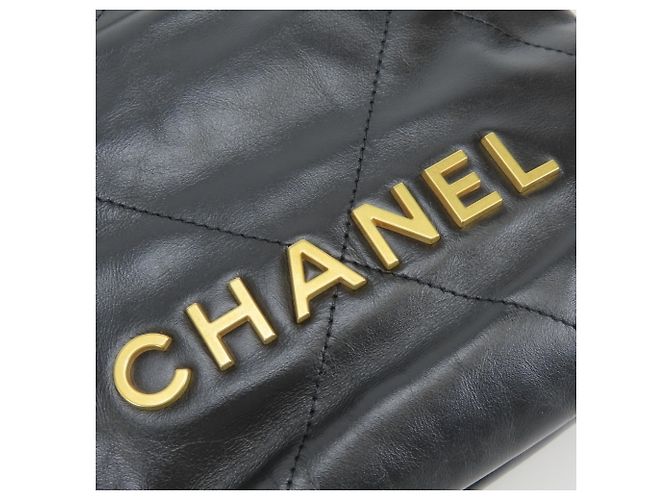 Chanel 22 Mini Handtasche AS3980 Schwarz - Ansicht 9
