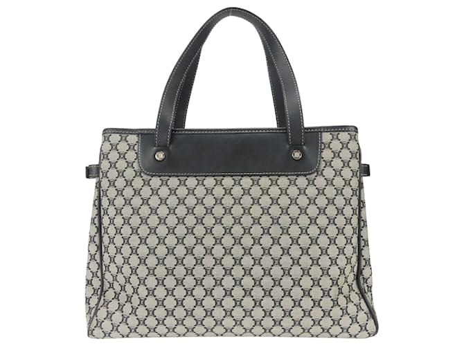 Céline Borsa Tote Celine Macadam Marrone Nero - vista 4