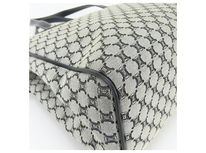 Céline Borsa Tote Celine Macadam Marrone Nero - vista 6