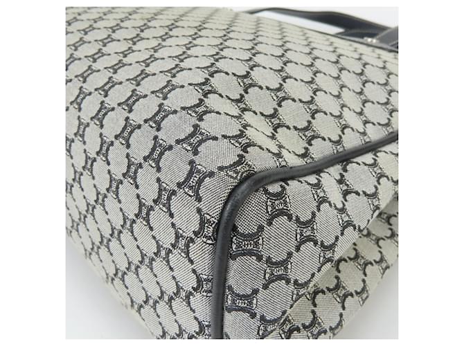 Céline Borsa Tote Celine Macadam Marrone Nero - vista 7