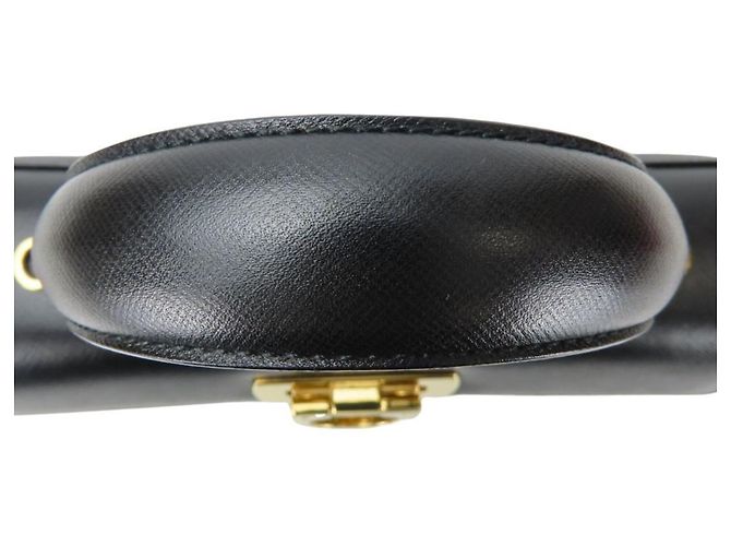 Borsa a mano in pelle Gancini Salvatore Ferragamo Nero - vista 11