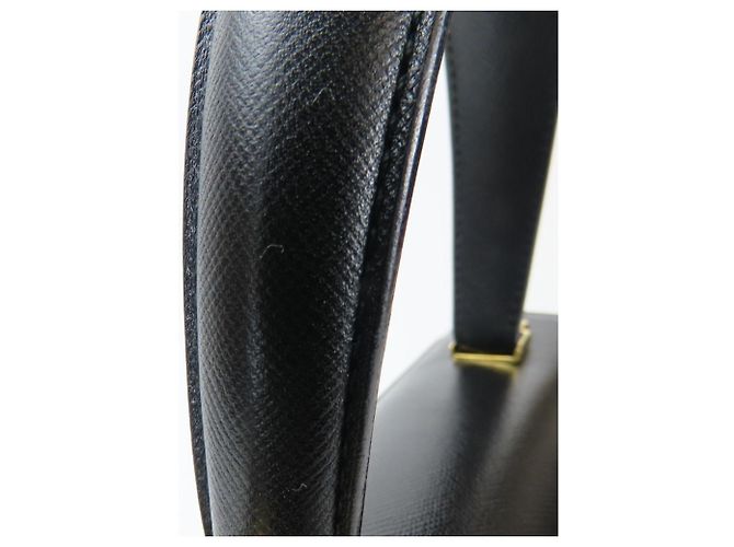 Borsa a mano in pelle Gancini Salvatore Ferragamo Nero - vista 9