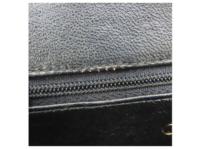 Borsa a tracolla Chanel in agnello nero - vista 20