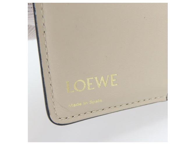 Loewe Bi-fold Wallet aus grauem Leder - Ansicht 10