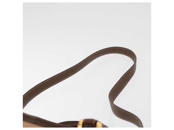 Borsa a mano LOEWE Anagram in pelle 2way Marrone Oro Auth 180138A D'oro - vista 15