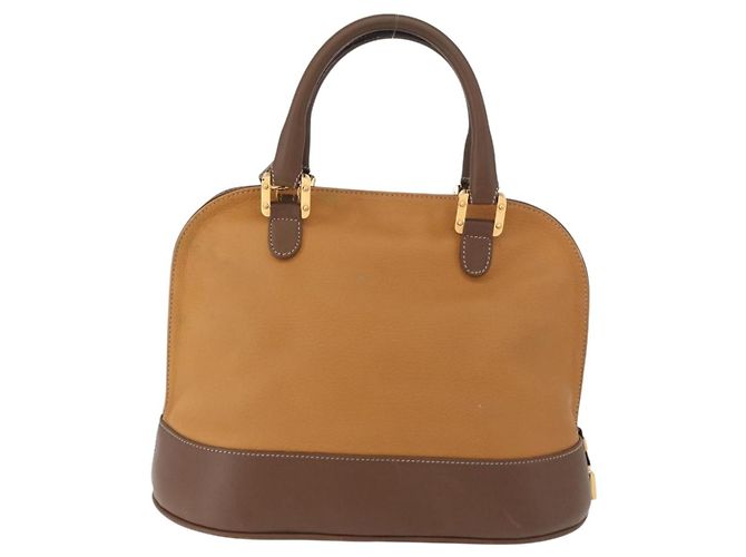 Borsa a mano LOEWE Anagram in pelle 2way Marrone Oro Auth 180138A D'oro - vista 3