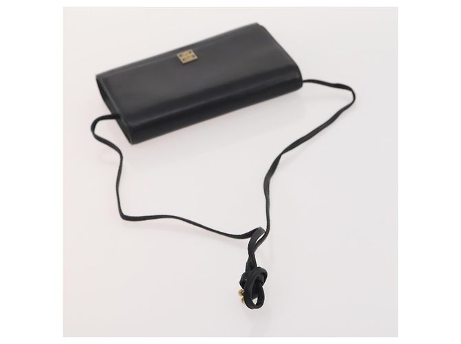 Borsa a Spalla GIVENCHY Barry in Pelle 4 Set Nero Oro Argento Auth bs35228 D'oro - vista 11