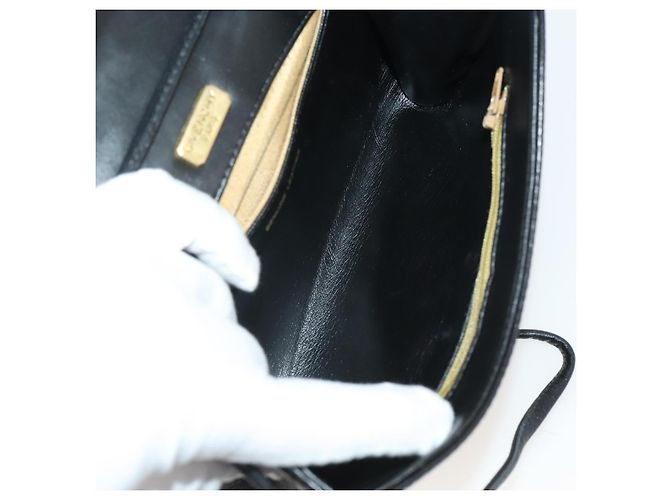 Borsa a Spalla GIVENCHY Barry in Pelle 4 Set Nero Oro Argento Auth bs35228 D'oro - vista 13