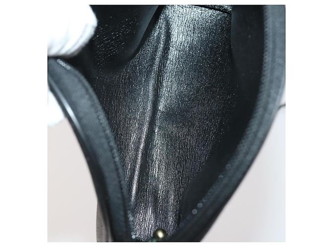 Borsa a Spalla GIVENCHY Barry in Pelle 4 Set Nero Oro Argento Auth bs35228 D'oro - vista 19