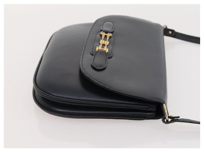 Borsa a Spalla GIVENCHY Barry in Pelle 4 Set Nero Oro Argento Auth bs35228 D'oro - vista 22