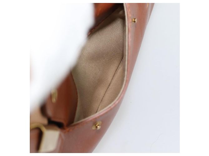 Chloé Borsa Chloe Alice in Pelle 2way Marrone Oro beige Auth ka4362 D'oro - vista 24