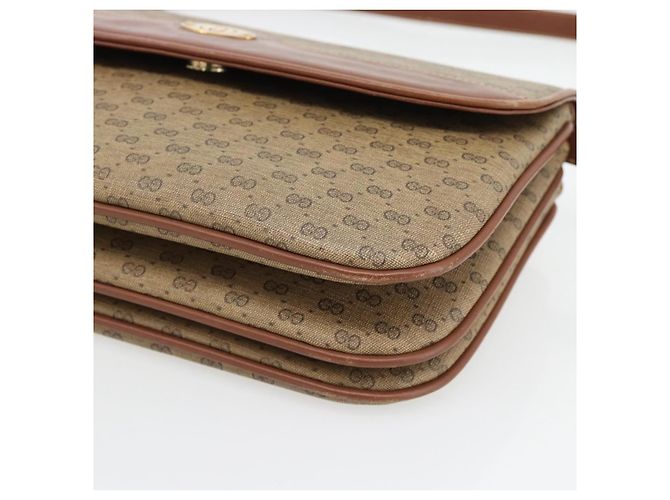 Borsa a tracolla GUCCI Micro GG Supreme PVC Beige Gold 004 106 0024 Auth ka4373 D'oro - vista 10
