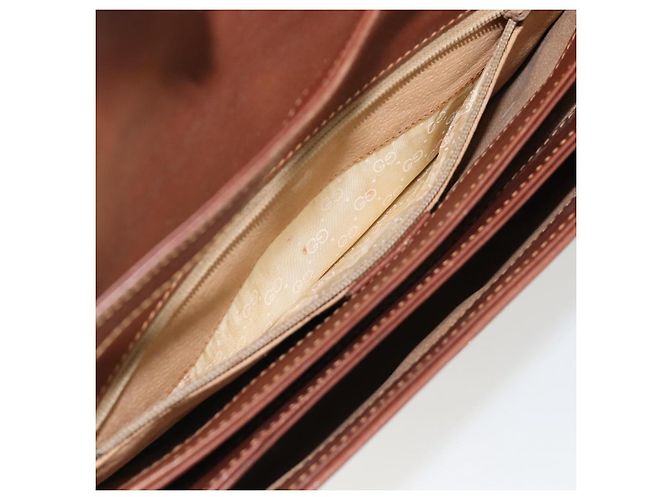 Borsa a tracolla GUCCI Micro GG Supreme PVC Beige Gold 004 106 0024 Auth ka4373 D'oro - vista 21